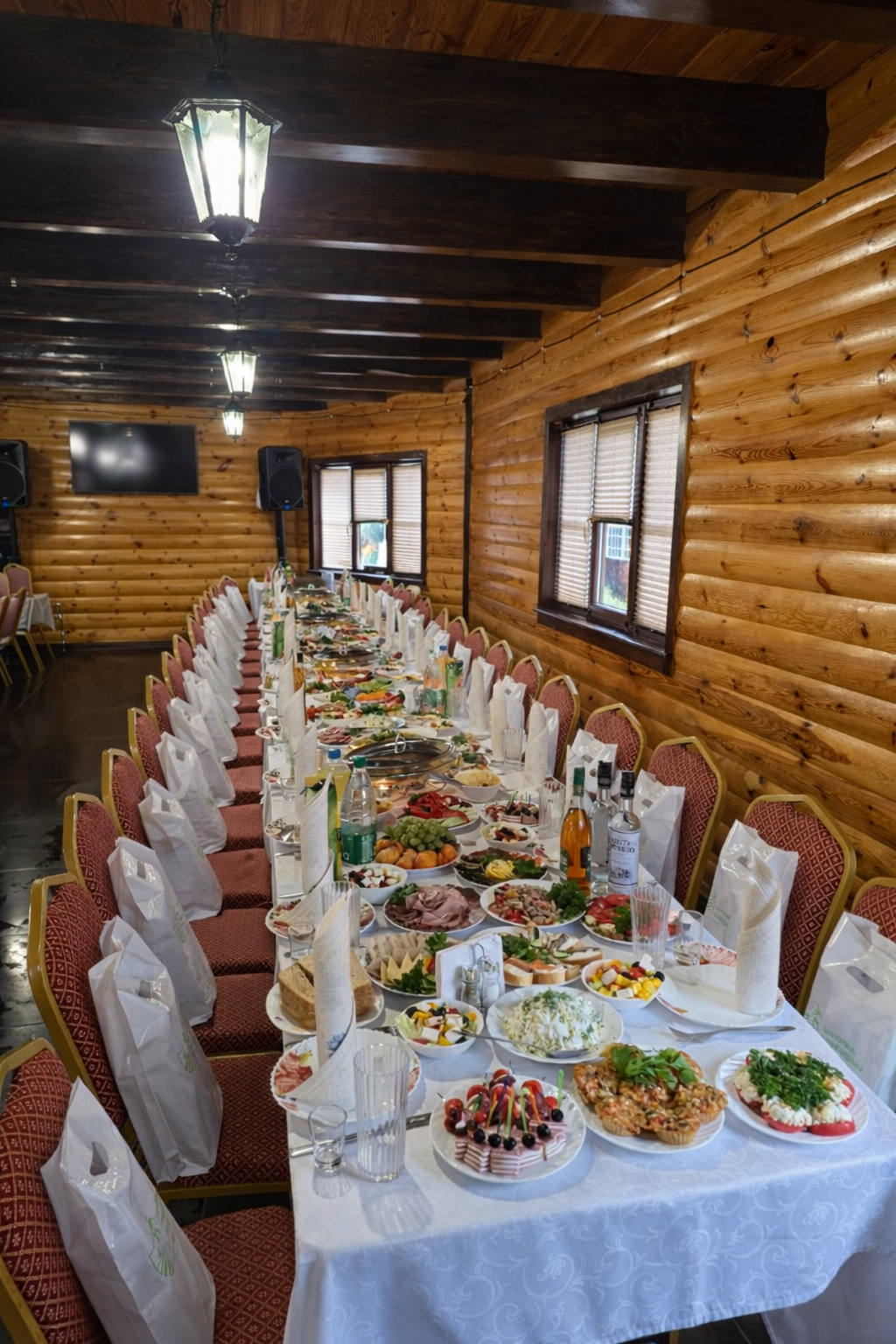 Выездное обслуживание, пример сервировки 4