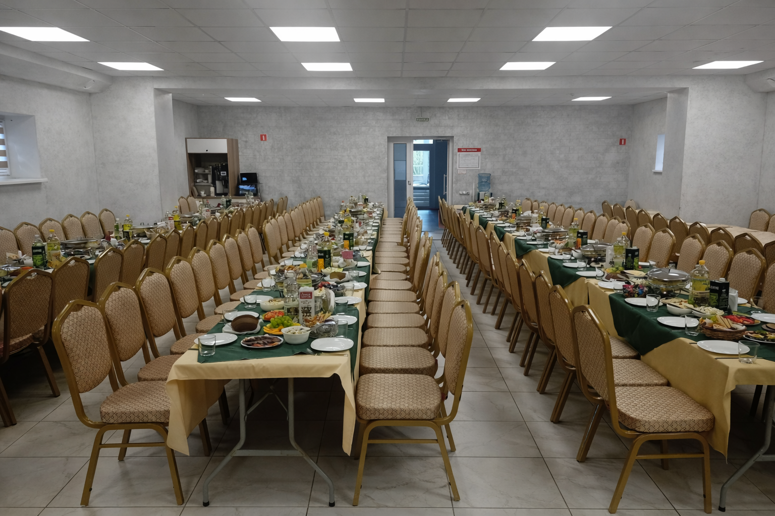 Выездное обслуживание — сервировка