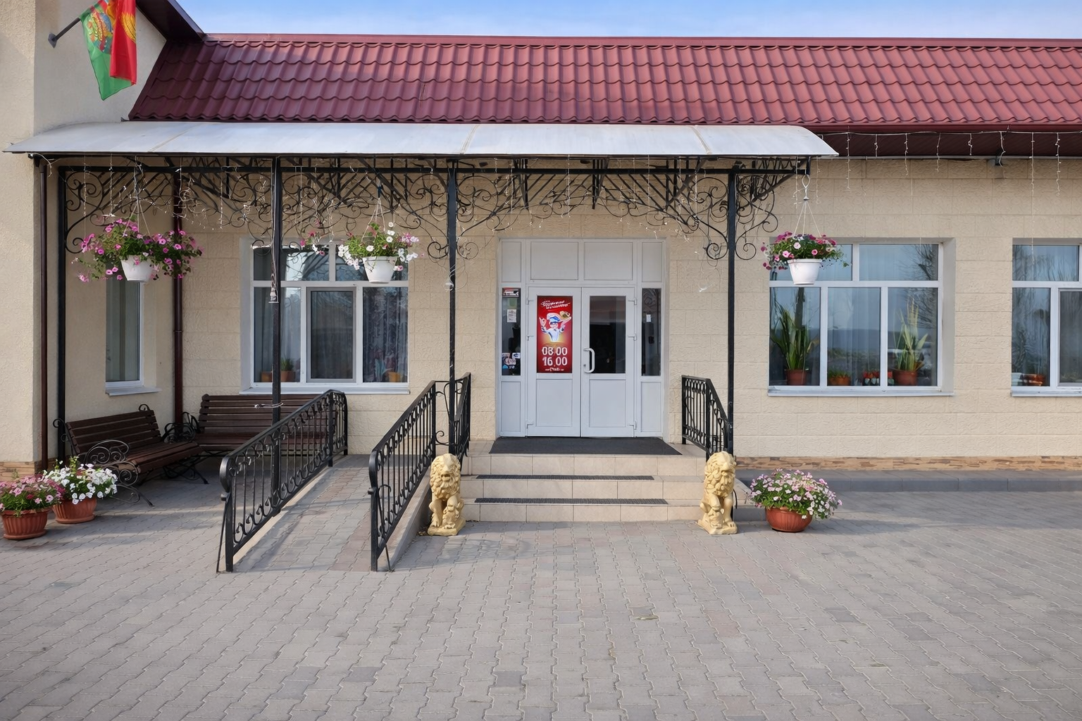 Зал стационарной столовой